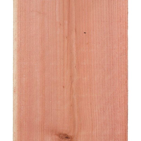 Mendocino Forest Products 6 ft. H x 8 ft. W Construction Common Redwood  Dog-Ear Fence Panel 07635 - The Home Depot