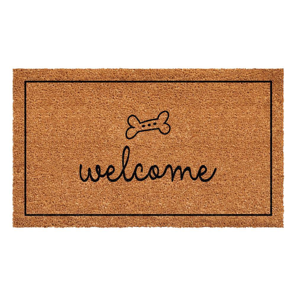 24 in. x 36 in. Dog Bone Welcome Doormat price history on PriceWatchPro