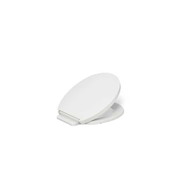 Impro Ready Latch Quiet-Close Round- Front Toilet Seat in Dune