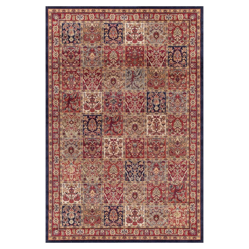 Jewel Panel Red 4 ft. x 6 ft. Area Rug price history on PriceWatchPro