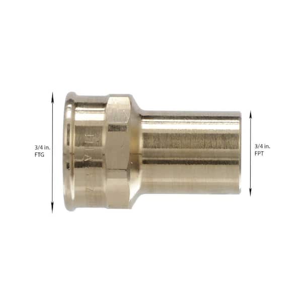 ProPress 3/4 in. FTG x FPT Zero-Lead Bronze Street Adapter (5-Pack)