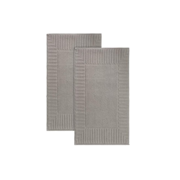 Unbranded Timaru 2-Pieces Sand Turkish Cotton Bath Mats