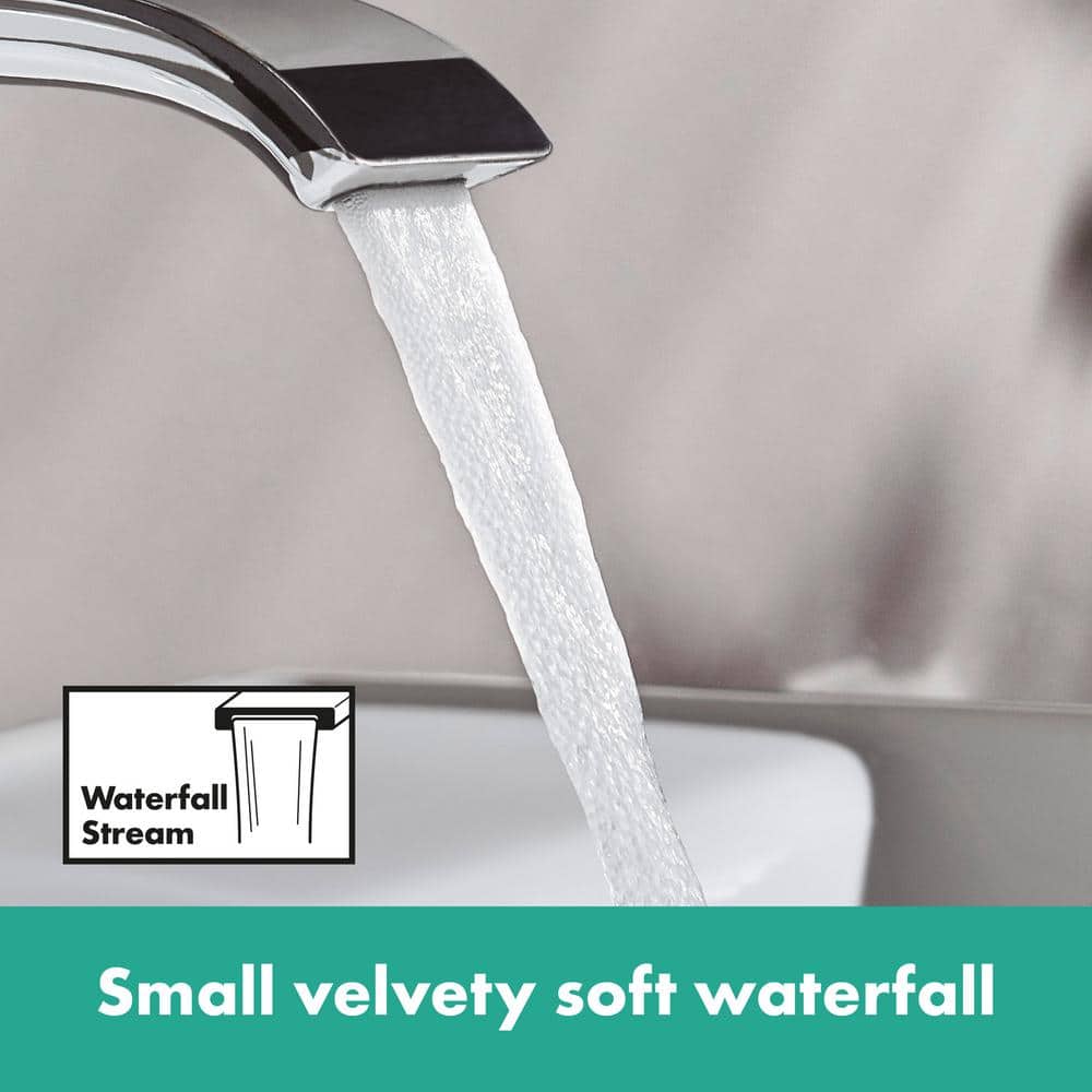 Modern Black Brass Single Hole Vessel Faucet
