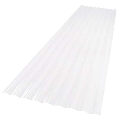 26 in. x 12 ft. Clear PVC Roofing Panel