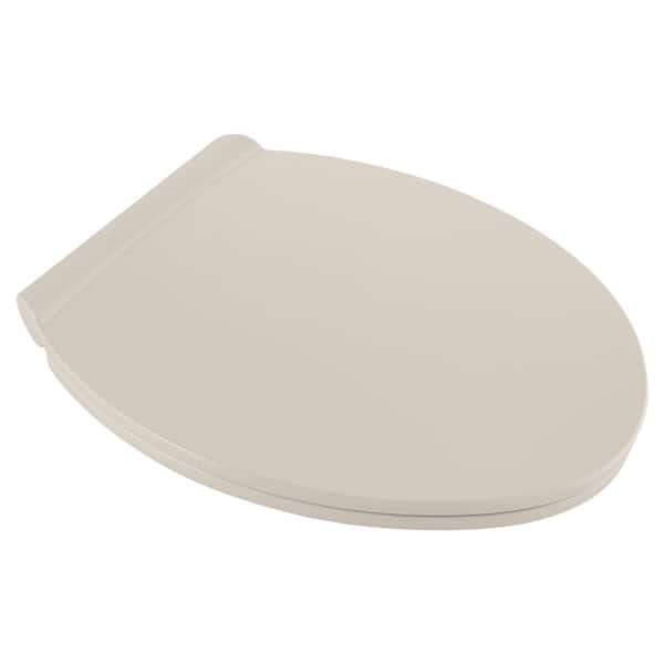 American Standard Contemporary Slow-Close Round Closed Front Toilet Seat with TriVantage in Linen
