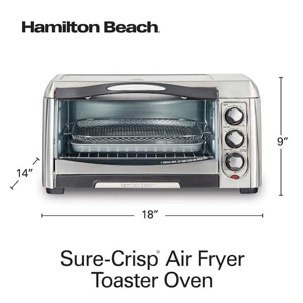 Hamilton Beach 31350 Quantum Air Fryer Toaster Oven, Stainless Steel