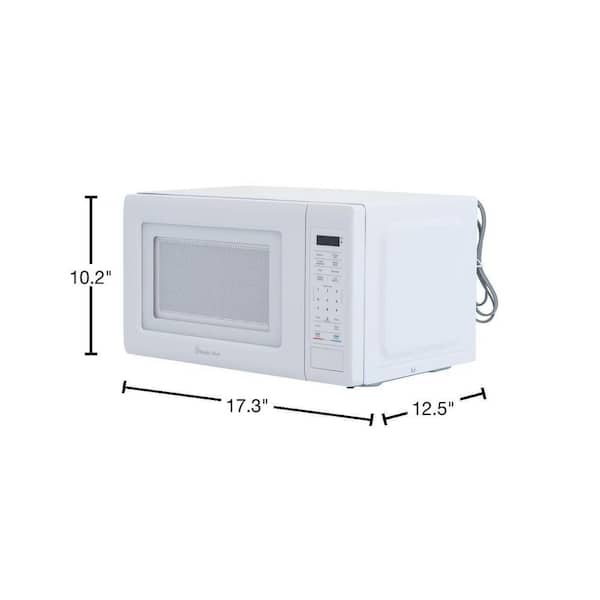 Magic Chef MC77MB Countertop Microwave Oven, Small Microwave for Compact  Spaces, 700 Watts, 0.7 Cubic Feet, Black