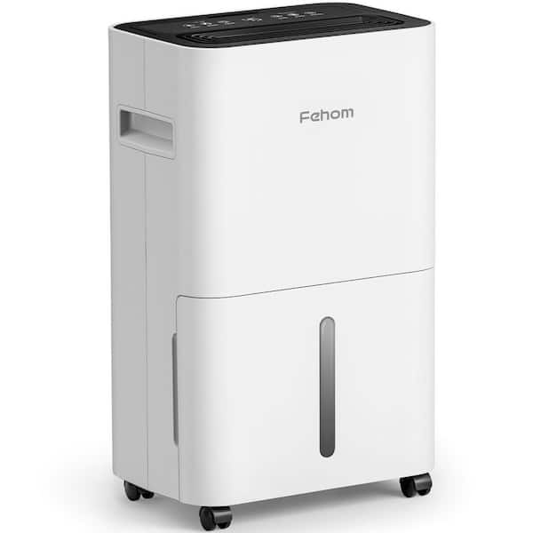 Fehom HDCX-PD11A 50-Pint Multifunction Home Dehumidifier With Water Tank For 4500 Sq. Ft. Bedrooms, Basements, and Laundry Rooms - 1