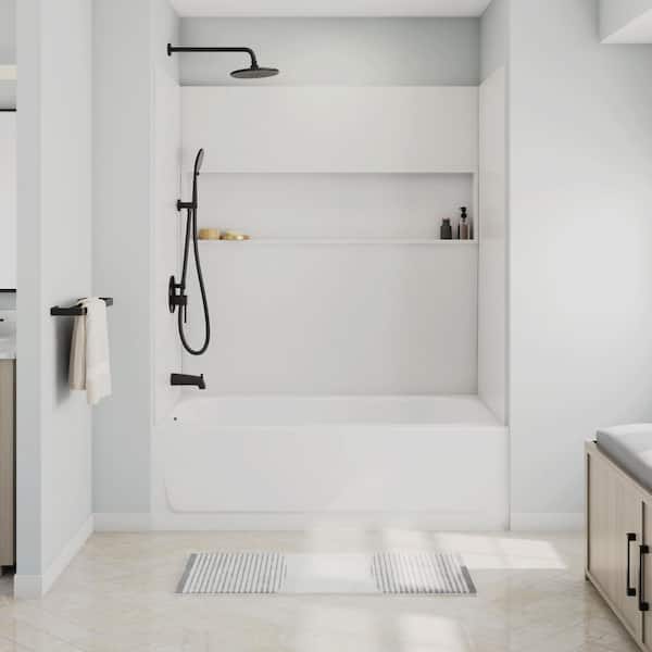 Bootz Industries Mauicast 60 in. x 32 in. Alcove Soaking Bathtub