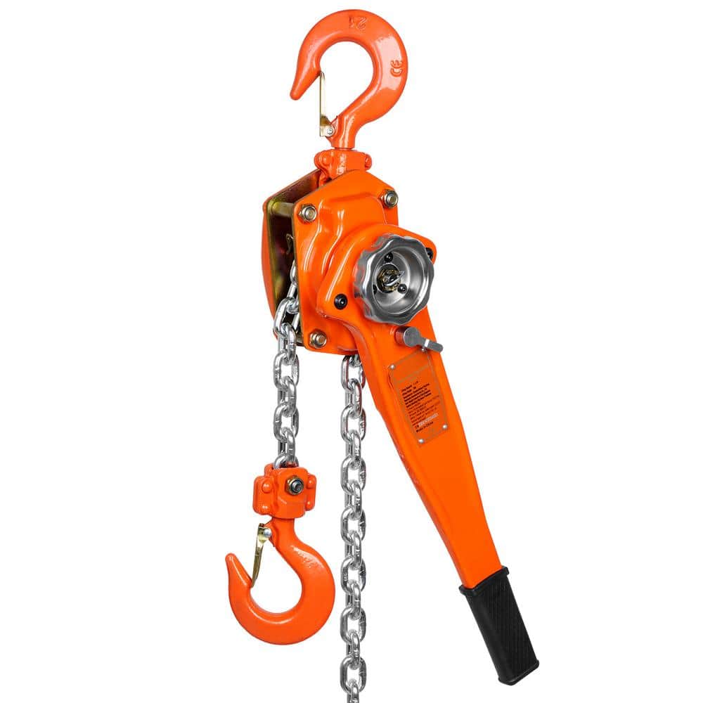 Manual Lever Chain Hoist, 1-1/2 T 3300 lbs. Capacity 20 ft. Come Along, G80 Galvanized Carbon Steel, Weston Double-Pawl price history on PriceWatchPro