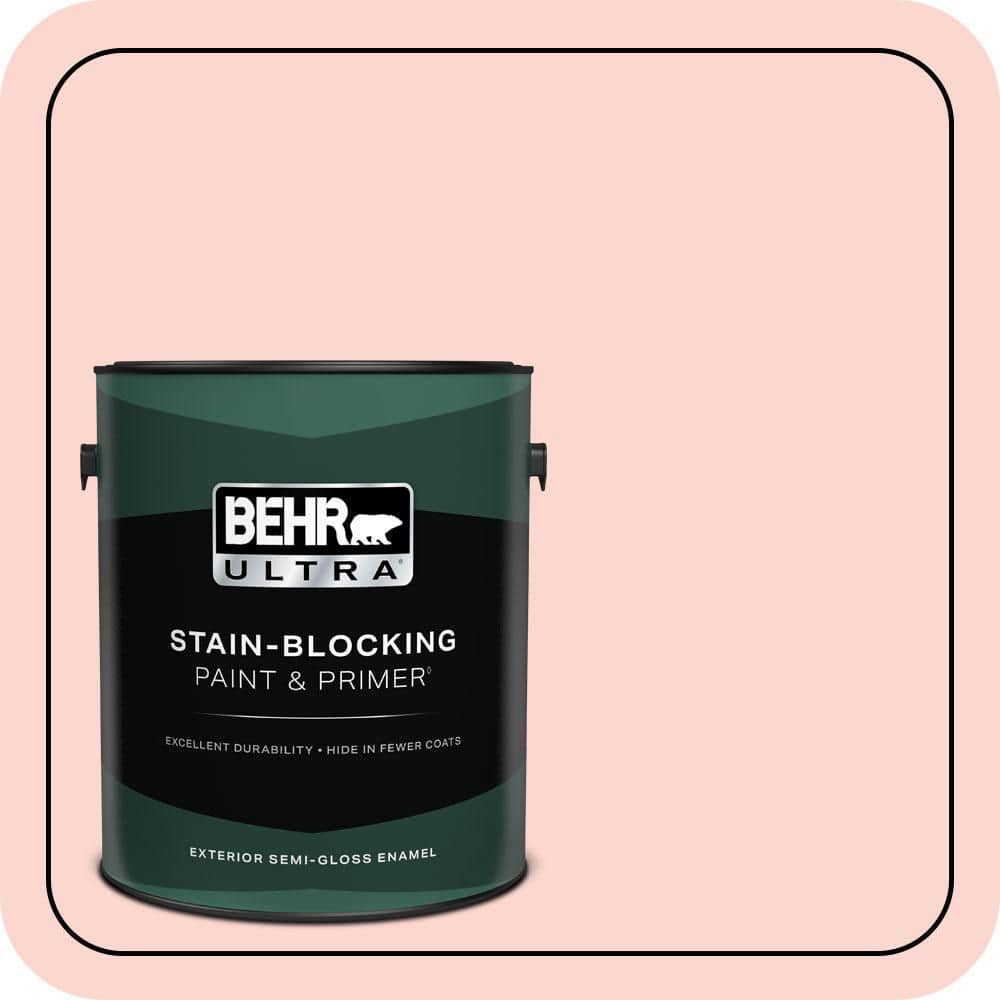 1 gal. #170C-2 Creamy Peach Semi-Gloss Enamel Exterior Paint & Primer price history on PriceWatchPro