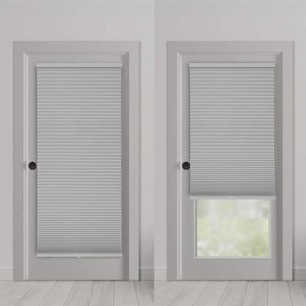 Gray Cloud Cordless Blackout Magnetic Cellular Shade - 28 in. W x 72 in. L