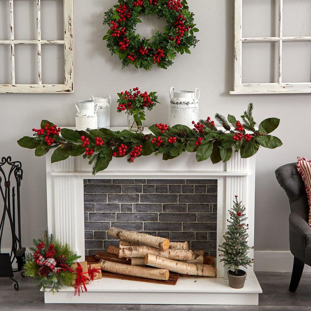 11 in. Green Indoor/Outdoor Boxwood Artificial Plant