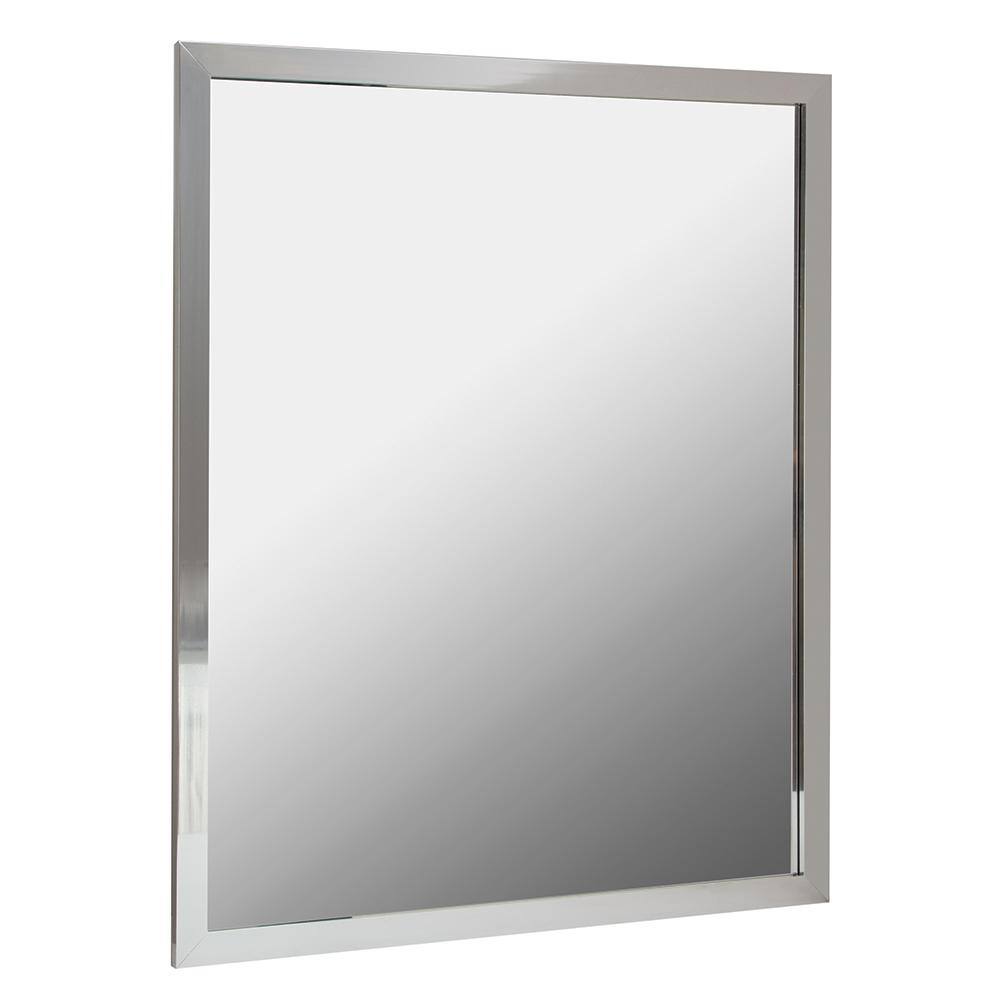Foremost Reflections 30 in. W x 36 in. H Single Framed Wall Mirror in ...
