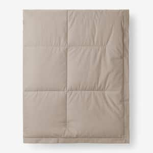 LaCrosse Down Feather Tan Cotton Twin Blanket