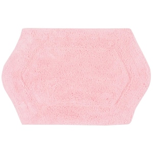 Waterford Collection 100% Cotton Tufted Bath Rug, 17 in. x24 in. Rectangle, Pink