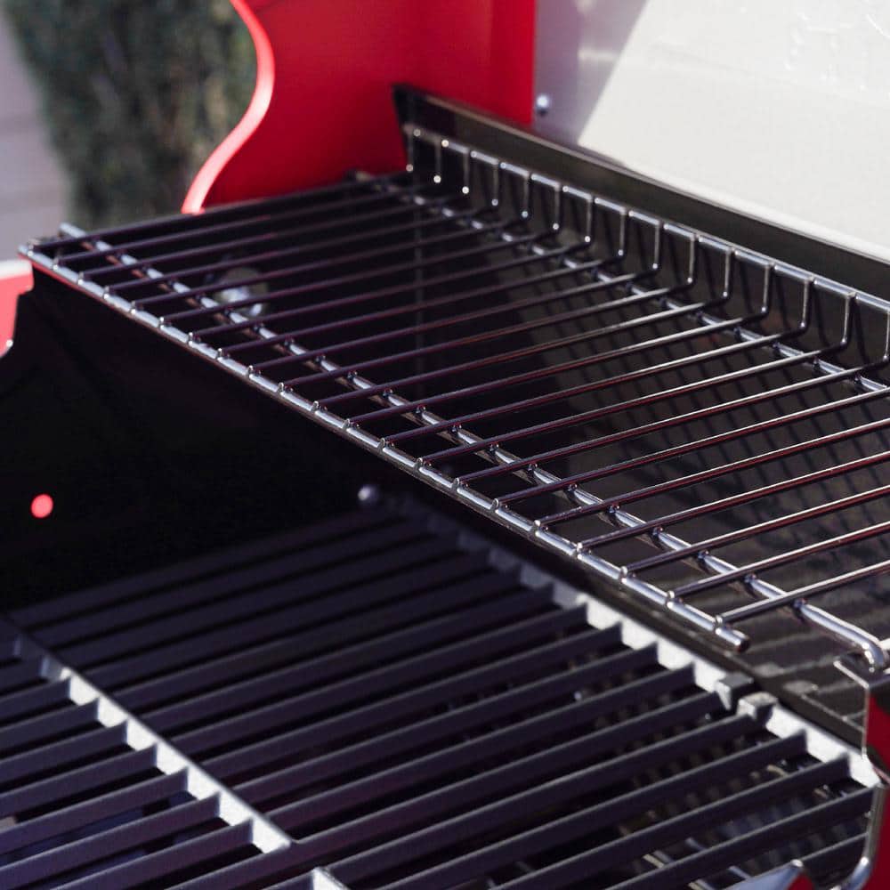 Mesa Series Red Stainless Steel 2-Burner Propane Gas Grill