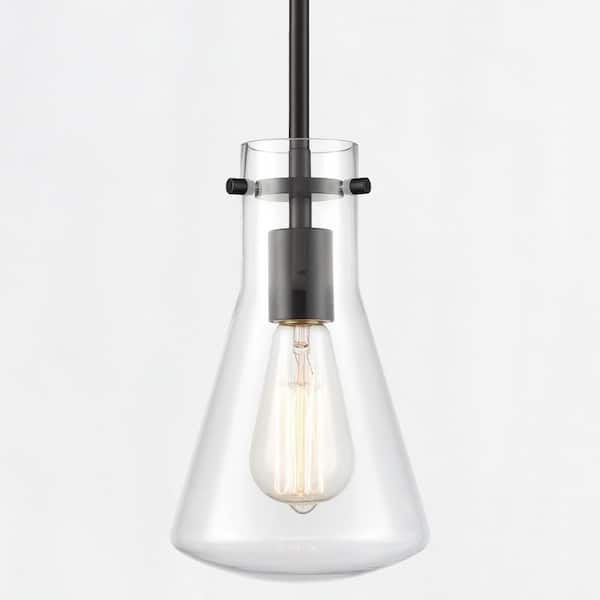 ORB Pendant Light Clear Glass Hanging Ceiling Light Fixture