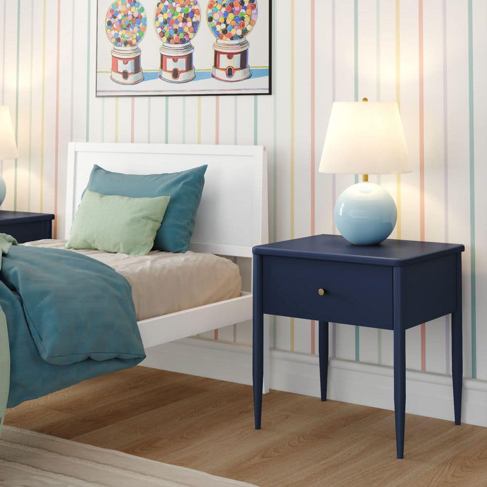 Harbor Blue 1 Drawer 24 in. W Nightstand price history on PriceWatchPro