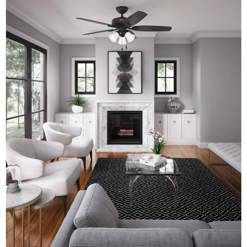 Builder 52" 5-Blade Energy Star® Standard Ceiling Fan With Lights And Pull Chain