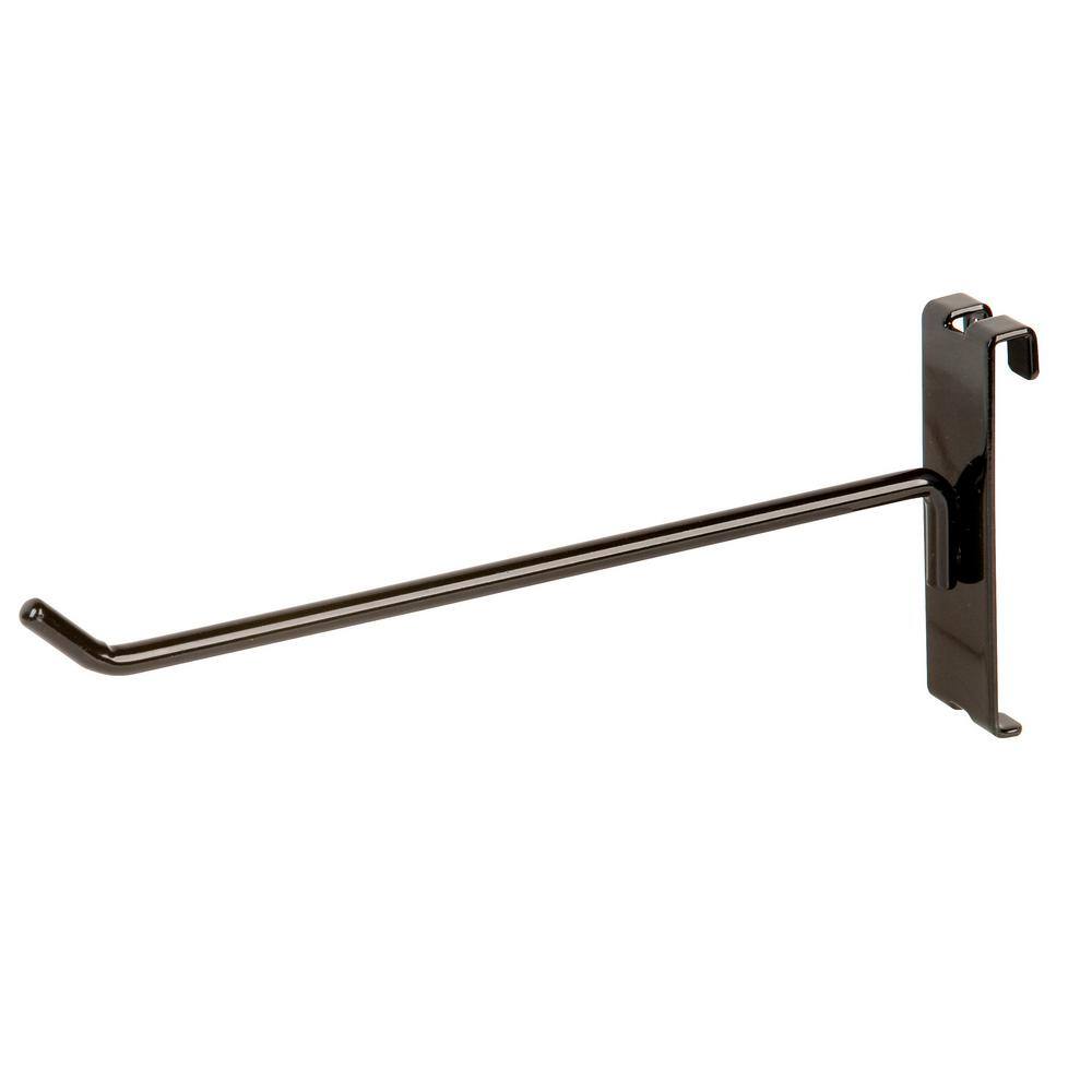 Polmart 8-Inch Gridwall Hooks - 96 Pack Heavy Duty Black Display Hooks For Retail