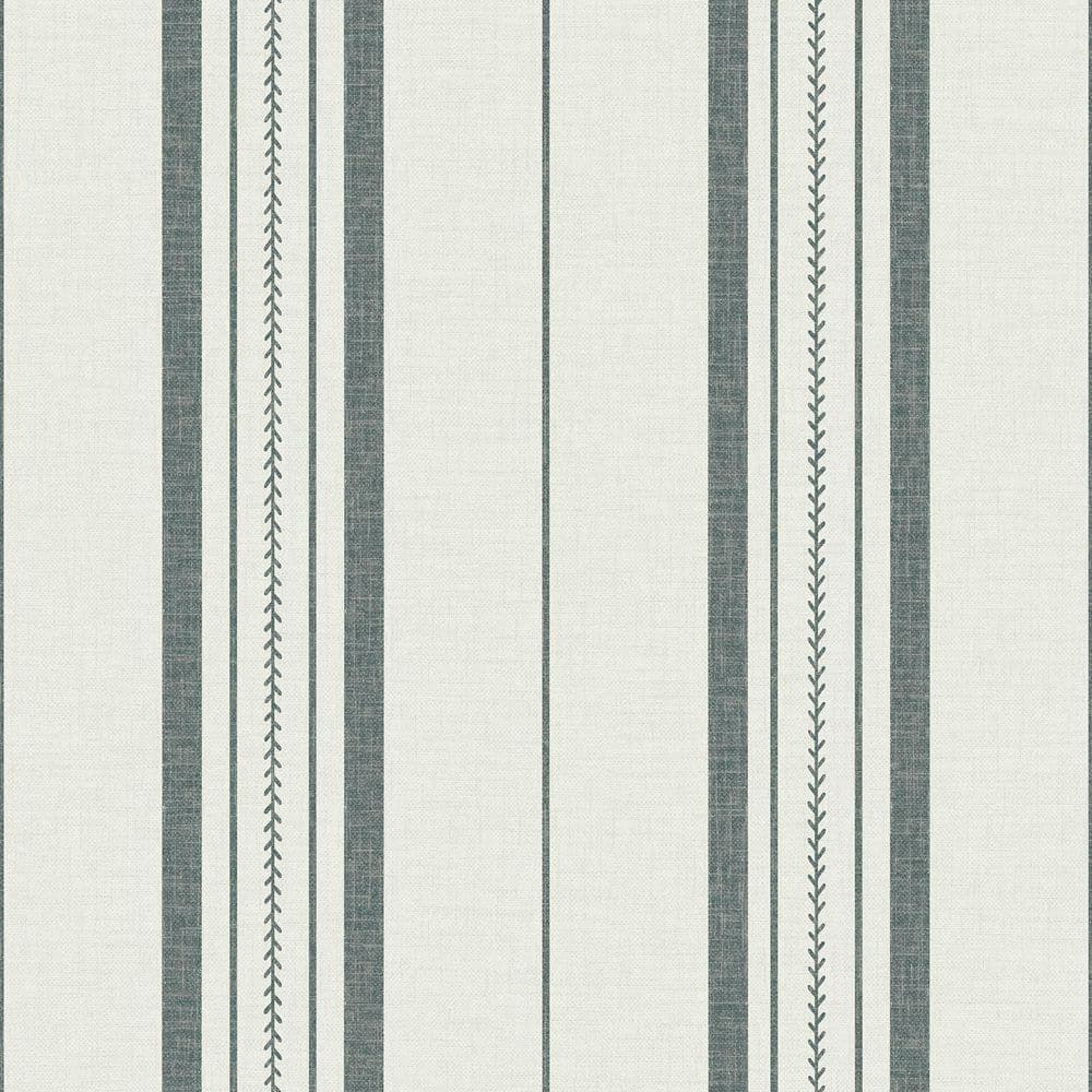 Townhouse Stripe Dusk Green Peel and Stick Wallpaper Sample price history on PriceWatchPro