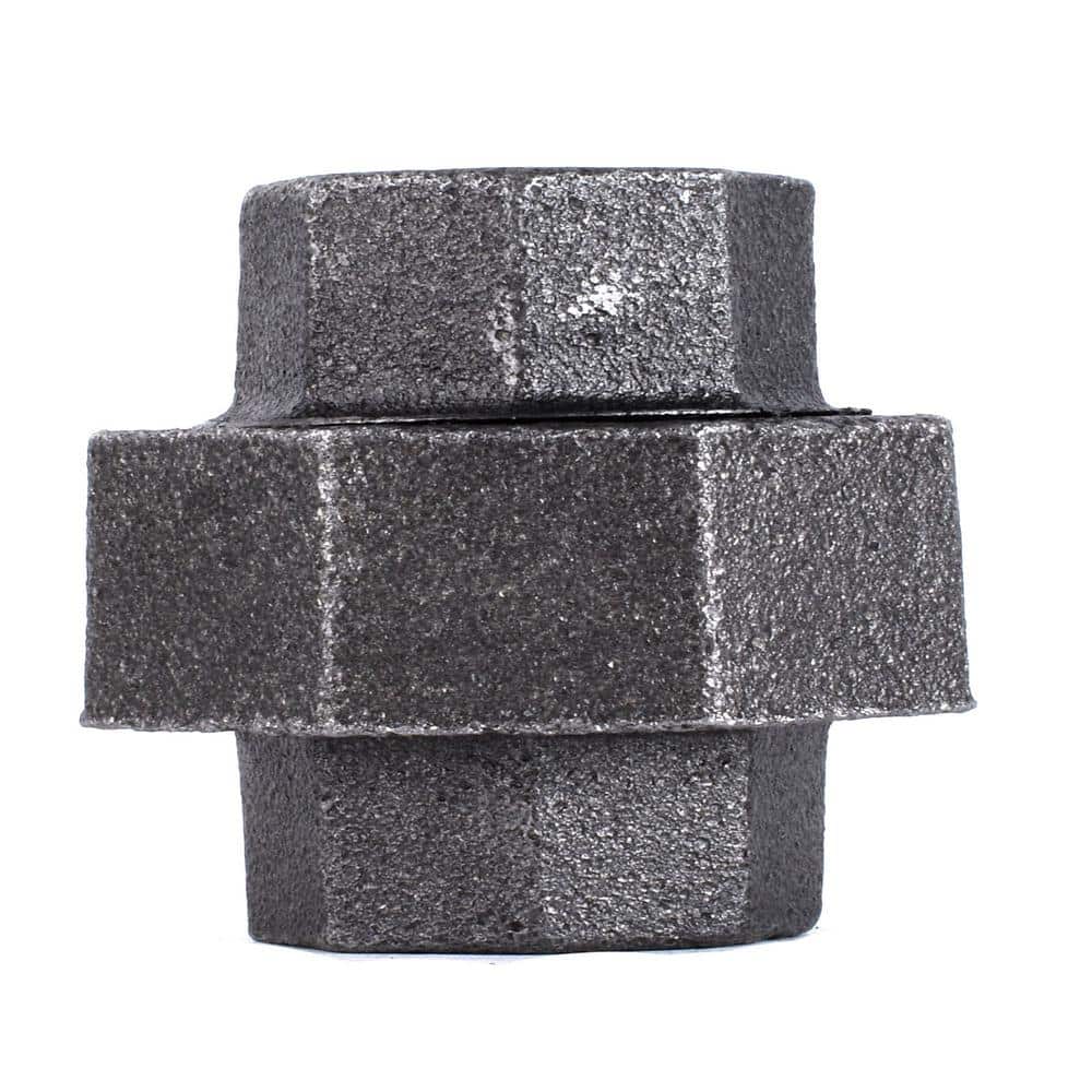 unionすー STZ 1 in. Black Iron Union 310 U-1 - The Home Depot