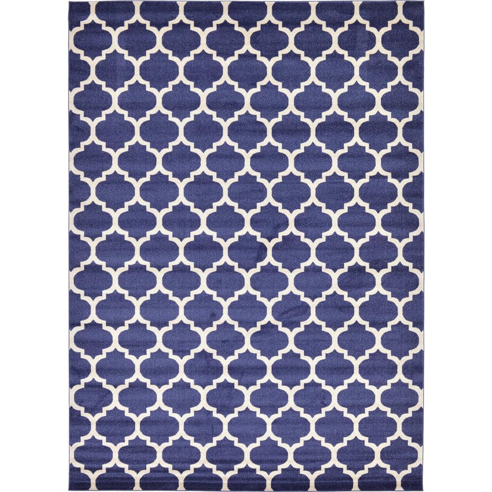 Trellis Philadelphia Navy Blue/Beige 10' 0 x 14' 0 Area Rug price history on PriceWatchPro