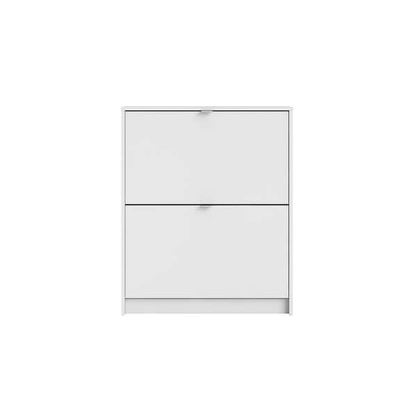 Laminate Pivot Open Shoe Cabinet White - Brightroom™ : Target