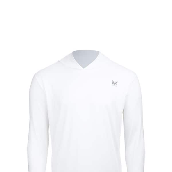 Mission Unisex Long Sleeve Hoodie Shirt White-Medium 5504 - The
