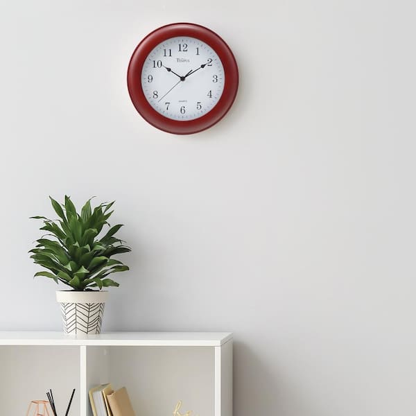 Victory Lighting LLC Tempus 12 in. Mahogany Wall Clock TC8743FE