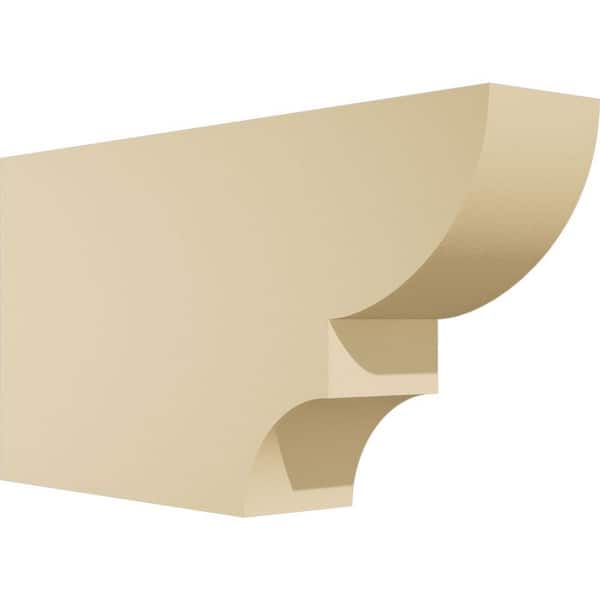 Ekena Millwork Standard Ridgewood 3 in. W x 8 in. H x 16 in. D Signature Urethane Rafter Tail Outlooker