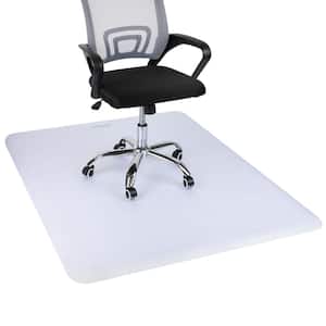 Clear PVC Office Chair Mat for Carpet Under Desk Protector 60 in. L x 46.25 in. W x 0.125 in. H