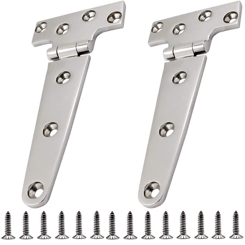 Numhew 6 in. x 3 in. 316 Stainless Steel Marine Grade Heavy Duty T