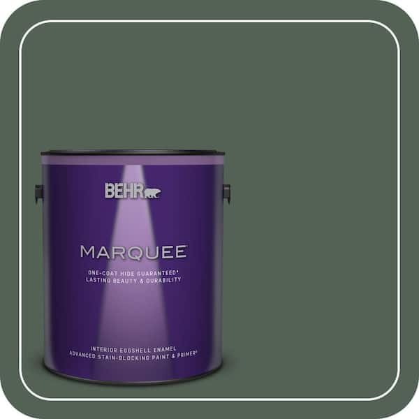 BEHR MARQUEE 1 gal. #MQ6-14 Northern Glen One-Coat Hide Eggshell Enamel Interior Paint & Primer