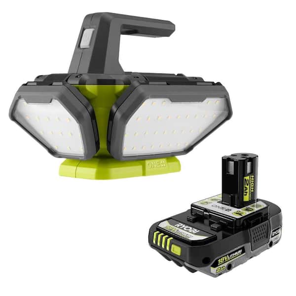 ONE+ 18V Cordless 360° Light with ONE+ 18V 2.0 Ah Lithium-Ion HIGH PERFORMANCE Battery
