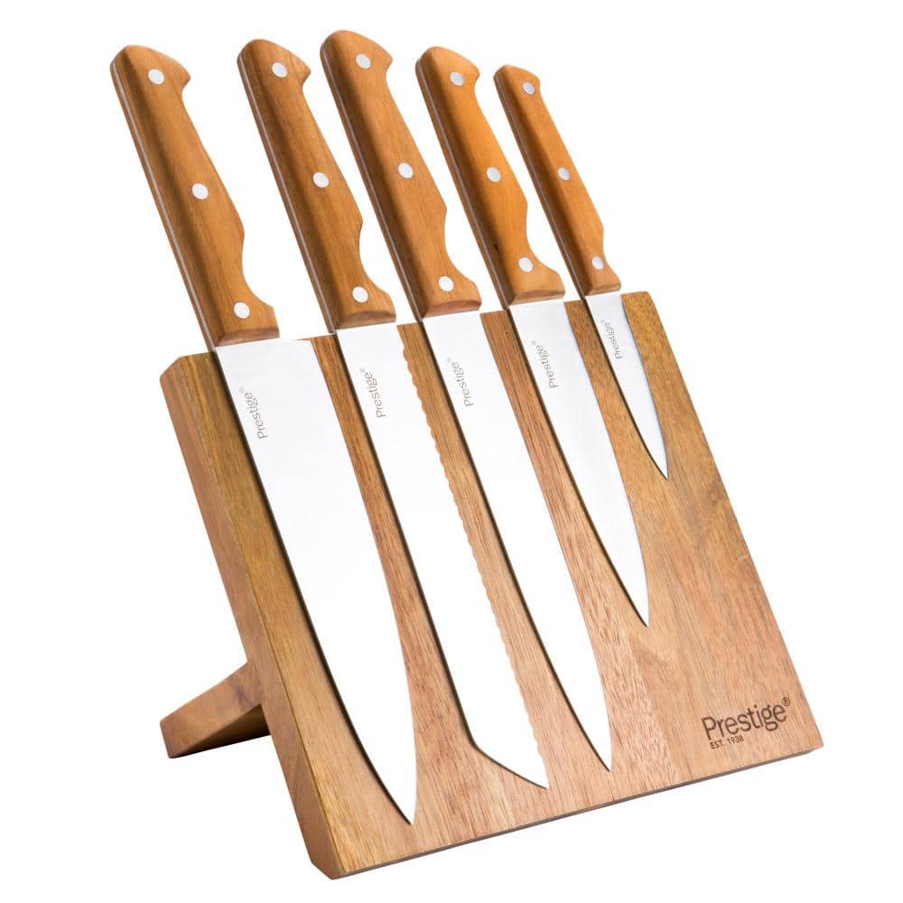 ENOKING Knife Block Set, 6 Pieces Knife Set with Magnetic Wooden Block,  Ultra Sharp Kitchen Knife Set with Wooden Handle - Coupon Codes, Promo  Codes, Daily Deals, Save Money Today