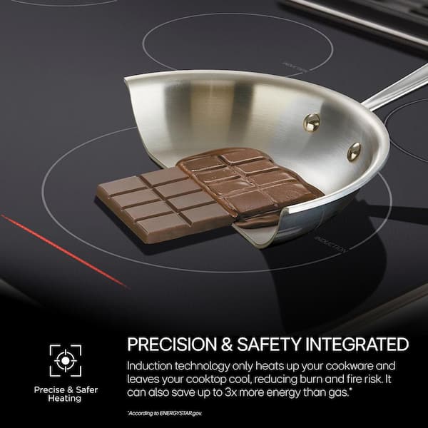 LG - 6.3 cu. ft. SMART Induction Slide-In Range in PrintProof Stainless Steel with Convection, EasyClean, and Air Fry Tray