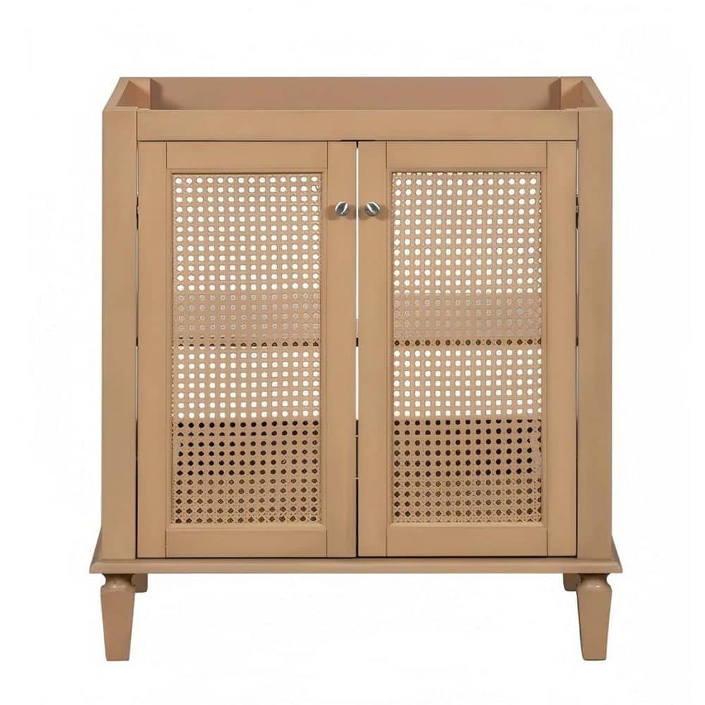 33 in. W x 17.87 in. H x 29 in. D Bath Vanity Cabinet without Top in Bathroom Brown price history on PriceWatchPro