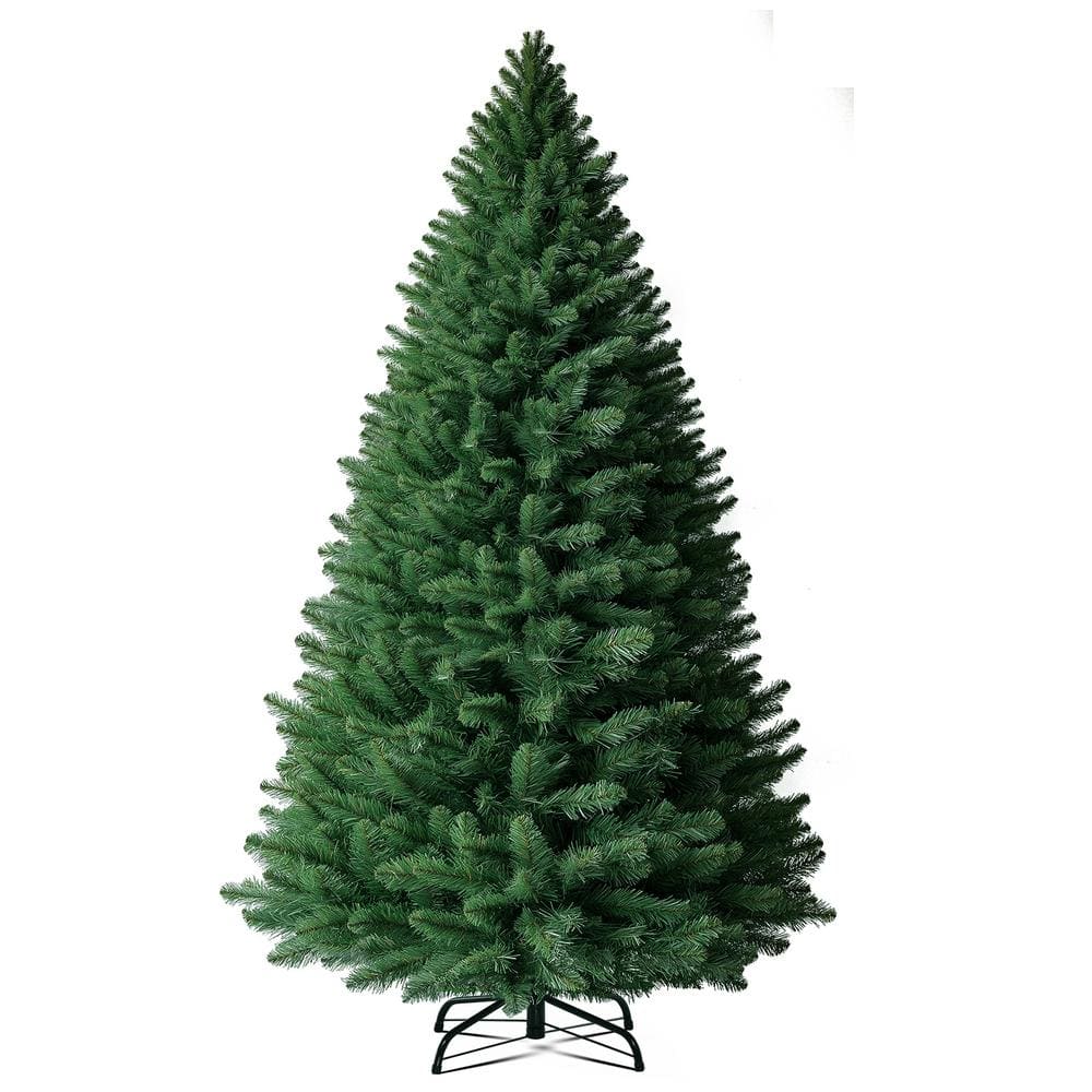 6.5 ft Green Plastic Spruce Artificial Christmas Tree