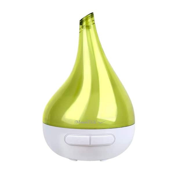 cenadinz 0.04 Gal. Drop-Shaped Cool Mist Humidifier Ultrasonic Aroma Essential Oil Diffuser in Green