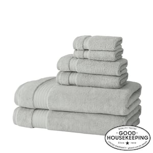 MODERN THREADS Air Cloud 6-Piece Gray Towel Set Charcoal 5ACTL6PE-CHR-ST -  The Home Depot