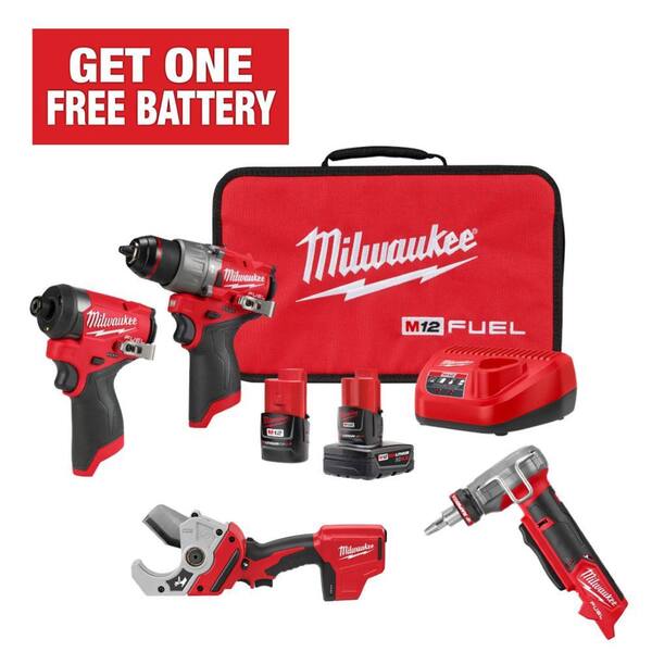 Milwaukee M12 FUEL 12Volt LiIon Brushless Cordless Hammer Drill