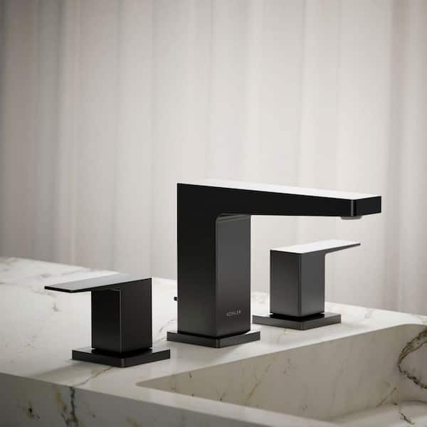 KOHLER Honesty 8 in. Widespread Double Handle Bathroom Faucet in