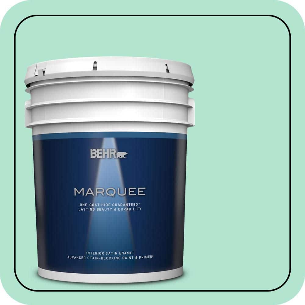 5 gal. #P420-2 Crystal Rapids Satin Enamel Interior Paint & Primer price history on PriceWatchPro