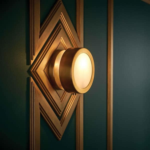 Mercer 1-Light Heritage Brass Sconce