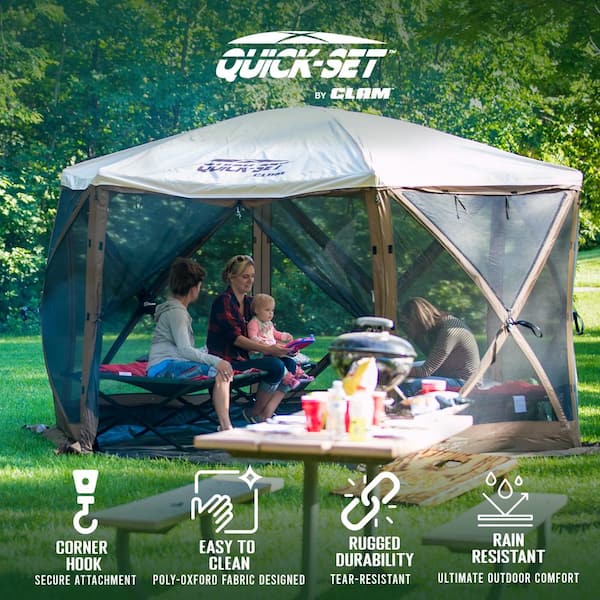 Clam Quick-Set 12 ft. x 12 ft. Pavilion Rain Fly (Approximately