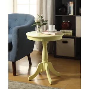 Alger Light Yellow Side Table