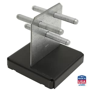 CPTZ ZMAX Galvanized Concealed Post Base for 6x6 Nominal Lumber