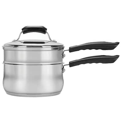 Basics 2 qt. Stainless Steel Multi-Pot with Glass Lid